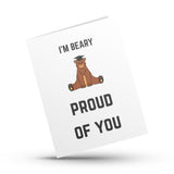 I'm Beary Proud of You Graduation Card