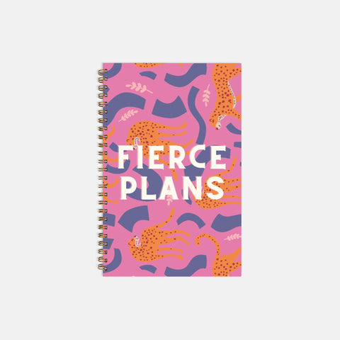 Fierce Plans Cute Leopard Notebook
