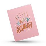 Happy Birthday Candle Crown card