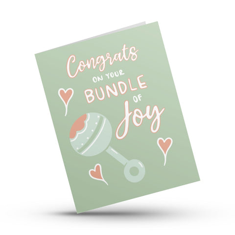 Bundle of Joy Baby Card