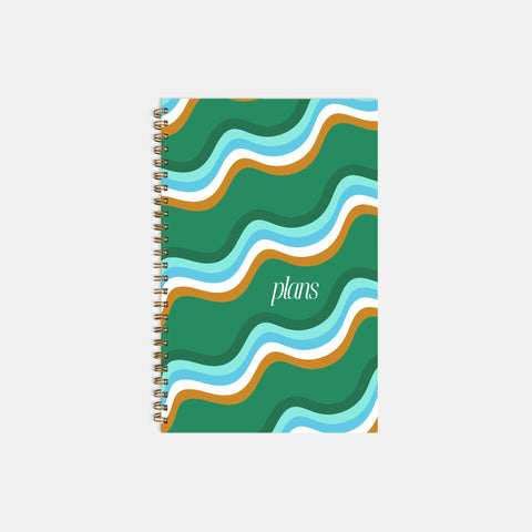 Plans Green Notebook