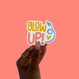 Glow Up Motivational Sticker