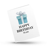 Happy Birthday To You (gift box) Greeting Card
