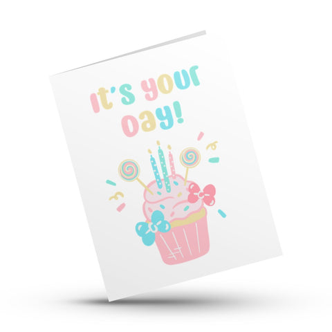 It's Your Day, Cupcake Kids Birthday Card