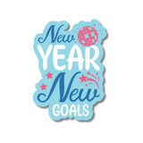 New Year New Goals Sticker