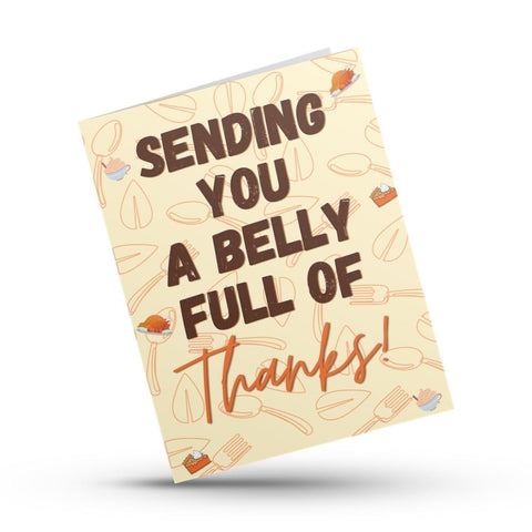 thankfulness greeting card thanksgiving