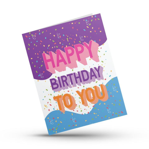 happy birthday greeting card hustle and hope