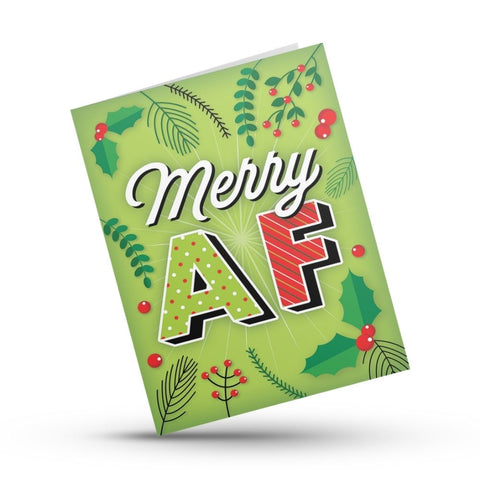 Merry AF Christmas Card