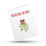 christmas card mistletoe or nah