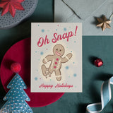 Gingerbread Man Cookie Holiday Card