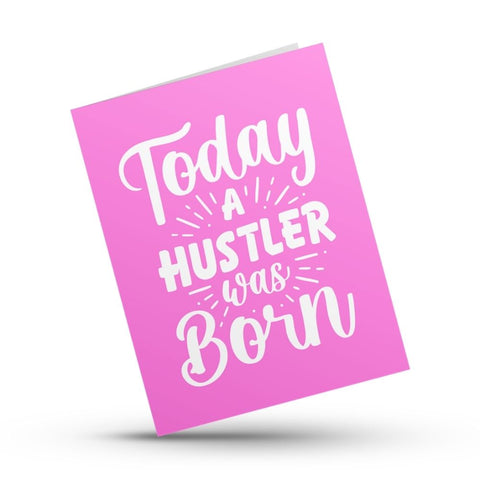 hustler birthday card hustle bday greeting card