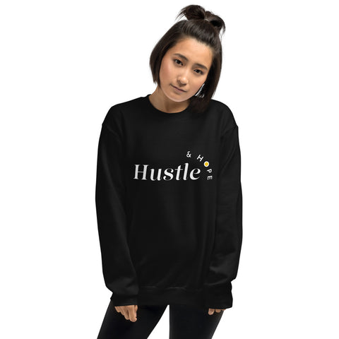 Hustle & Hope (Black) Unisex Sweatshirt