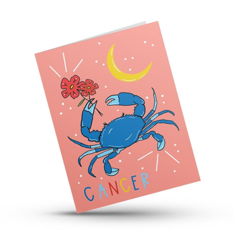 Cancer Zodiac Greeting Card